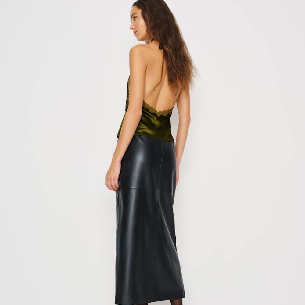 Reformation NWOT Monica Silk Top - Picture 3 of 6